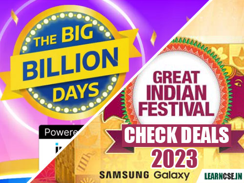 Discounts on Flipkart Big Billion Days and Amazon Great Indian Sale