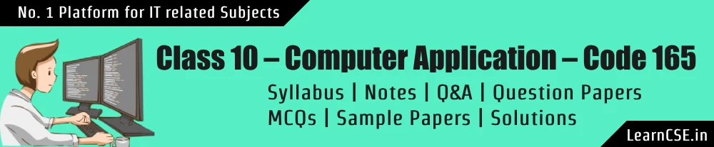 CBSE-Class-10-Computer-Applications-Code-165